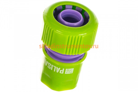 Соединитель пластмассовый быстросъемный для шланга 3/4" PALISAD 66160