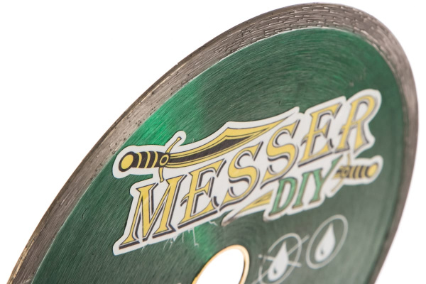 Диск алмазный сплошной по керамической плитке (180х22.2 мм) MESSER DIY 03.180.009 Диск алмазный сплошной по керамической плитке (180х22.2 мм) MESSER DIY 03.180.009