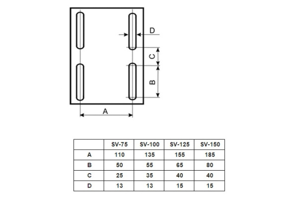 Тиски PROMA SV-150 25000150