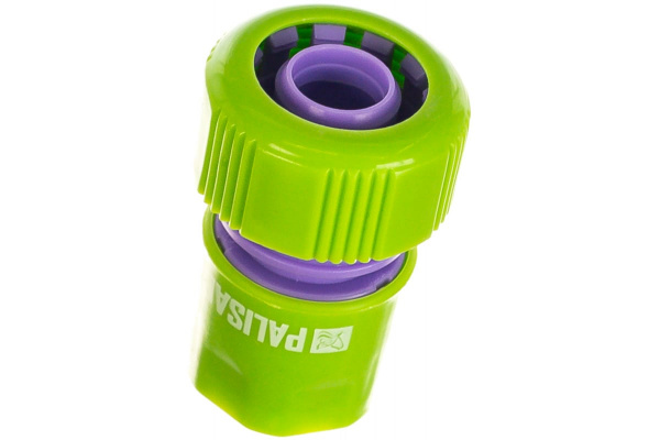 Соединитель пластмассовый быстросъемный для шланга 3/4" PALISAD 66160