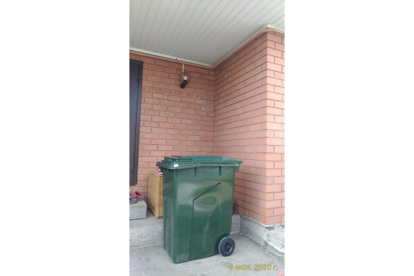 Мусорный контейнер Тара.ру 360л, зеленый 19735