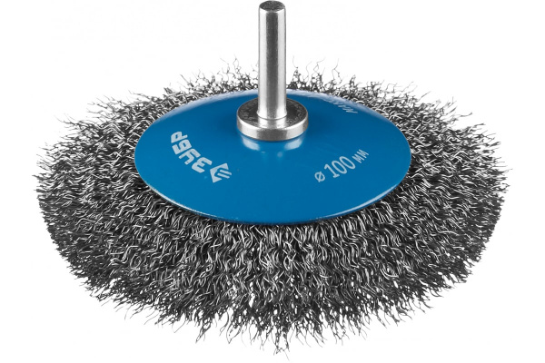 Щетка коническая (100 мм; 0.3 мм витая стальная проволока) для дрели ЗУБР 35230-100_z02