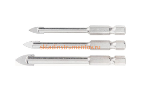 Набор сверл по керамической плитке (5-8 мм; 3 шт.) MATRIX 72825