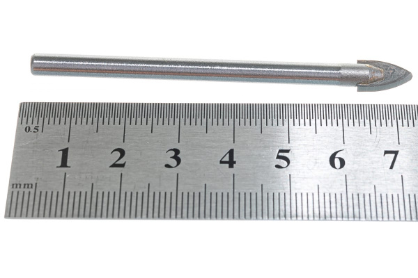 Сверло по керамике и стеклу 6 мм, 1 шт. в блистере Вихрь 73/10/6/13