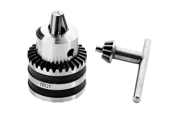 Патрон №19 станочный профи (1-13 мм; B16) с ключом АТАКА 8080420