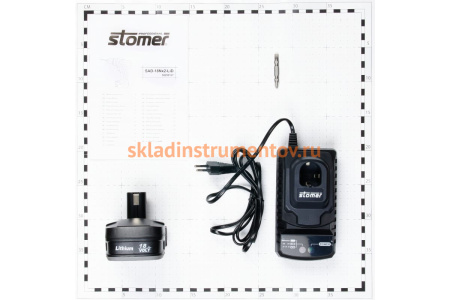 Аккумуляторная дрель-шуруповерт STOMER SAD-18Nx2-LiD 98290127