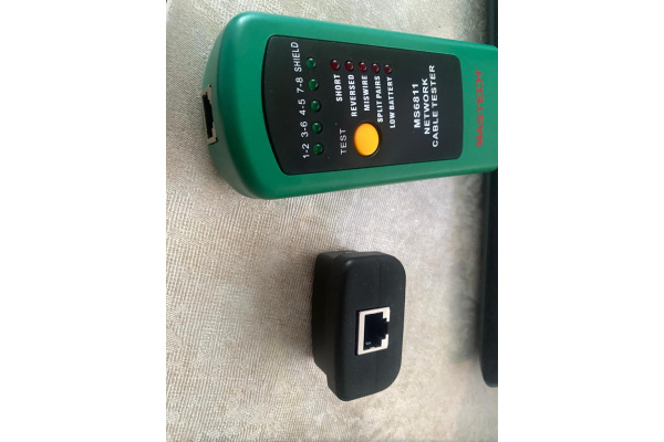 Тестер кабеля MASTECH MS6811 замыкание, обрыв, идентиф. в многож. кабелях 00-00000254