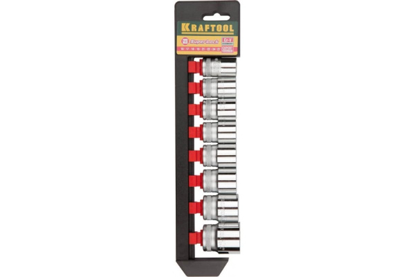 Набор торцовых головок 1/2", 16-27мм, 8шт Kraftool EXPERT QUALITAT SUPER LOCK 27864-H8_z01