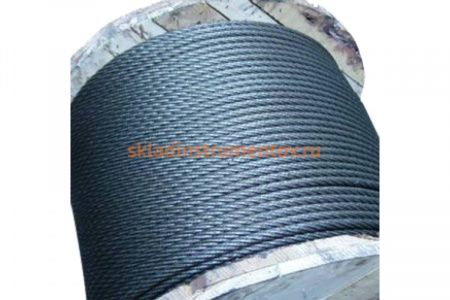 Стальной канат Тор ГОСТ 2688-80 ЛК-Р 7,6 мм 6x19 светлый 1000713