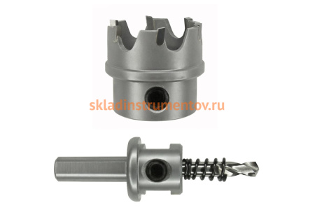 Коронка по металлу HM (54х12 мм; хвостовик 10 мм; комплект) D.BOR HS-HM-12-054-T