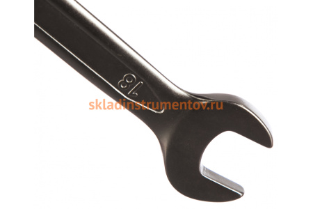 Комбинированный ключ 18мм Chrome vanadium на держателе ЭВРИКА ER-53181