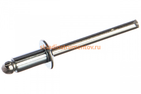 Заклепка вытяжная открытая сталь/сталь St/St (50 шт; 4.8x10 мм; Борт: Стандарт) MESSER 114014810-50