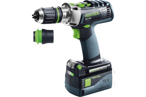 Ударная аккумуляторная дрель-шуруповерт FESTOOL PDC 18/4 Li 5.2-Plus-SCA 574918