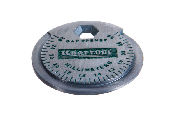 Раскрыватель зазора свечи Kraftool с градуировкой 0.8-2.4 мм 43258