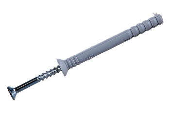 Дюбель-гвоздь нейлоновый с потайным бортиком 100 шт. (6x60 мм; ТФ5) Зубр 4-301375-06-060