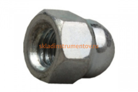 Гайка DIN 1587 колпачковая оцинкованная 3 шт. (М8; ТФ6) Зубр 4-303686-08