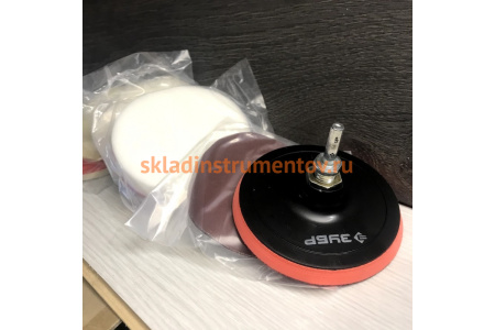 Набор насадок полировальных 7 шт. (125 мм) для дрели Зубр 3591-125-H7