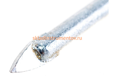 Сверло по стеклу (4 мм) ПРАКТИКА 038-449