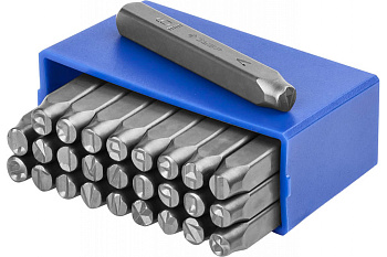 Клейма Зубр ЭКСПЕРТ буквенные латинские, шрифт 6мм 21505-06_z01