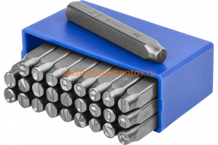 Клейма Зубр ЭКСПЕРТ буквенные латинские, шрифт 6мм 21505-06_z01