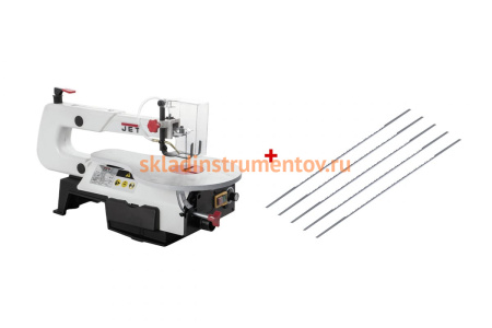 Лобзиковый станок + набор пилок для лобзика (набор из 5 шт.) JET JSS-16A 10000808MAVI