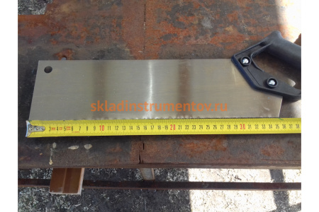 Пластиковое стусло + пила 350мм, синее, 4 угла для запила СИБРТЕХ 22536