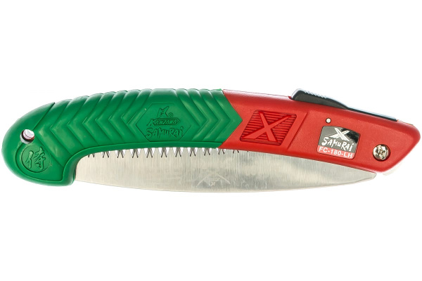 Пила складная с фиксатором изогнутое полотно SAMURAI FC-180-LH