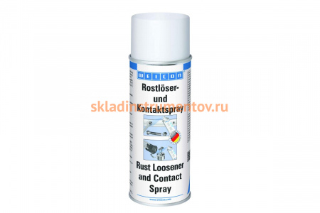 Удалитель ржавчины и спрей для контактов 400мл WEICON wcn11150400