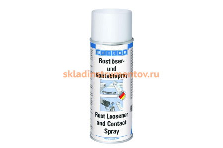 Удалитель ржавчины и спрей для контактов 400мл WEICON wcn11150400