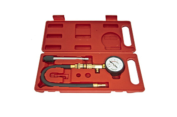 Компрессометр бензинового двигателя в кейсе ЭВРИКА 3 предмета ER-86305