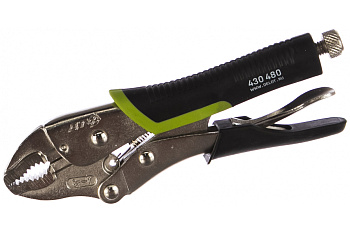 Зажим с фиксацией с полукруглым захватом Дело техники 180 мм 430480