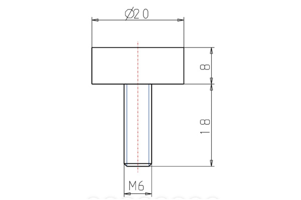 Резинометаллический буфер KIPP K0571.02000855