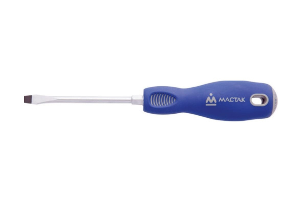 Шлицевая отвертка (Slotted, 6.5х100 мм, держатель) МАСТАК 040-65101H