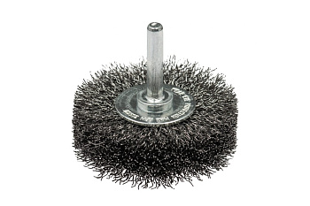 Щетка дисковая с гофрированной стальной проволокой Эксперт 475 (100 мм; хвостовик 6 мм) Профоснастка 20709005
