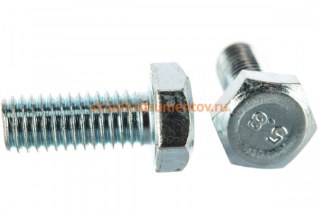 Болт ЗУБР ГОСТ 7798-70, M8 x 20 мм, 6 шт, кл. пр. 5.8, оцинкованный, 303086-08-020