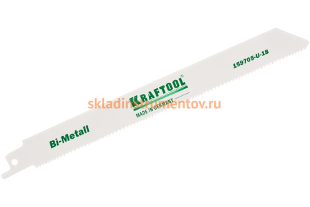 Полотно по металлу и дереву S1122VF (180 мм; 1.8-2.5 мм; Bi-Metall) Kraftool 159705-U-18