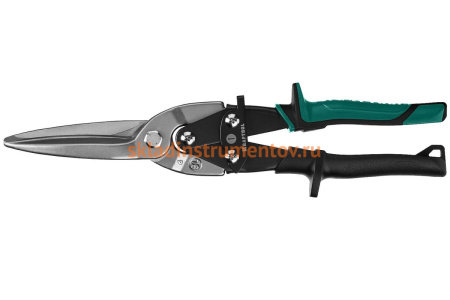 Прямые удлинённые ножницы по металлу KRAFTOOL Alligator 290 мм 2328-SL