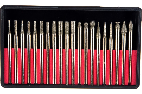 Набор абразивных шарошек по металлу КУРС 20 шт. 36483