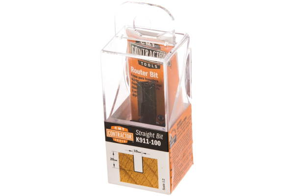 Фреза концевая пазовая Contractor (10x20x48 мм; Z=2) CMT K911-100