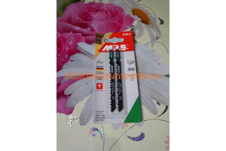 Пилки по дереву, фанере T144D (100х75х4.0 мм; 2 шт.) для лобзика MPS 3104-2