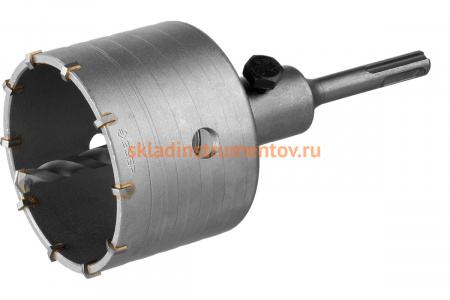 Коронка по бетону МАСТЕР с державкой (80 мм; М22; SDS-Plus) Зубр 29211-80