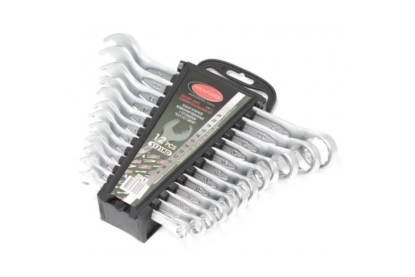 Набор комбинированных ключей с профилем Ratchet Drive-быстрый ключ, 12 предметов ROCKFORCE RF-5121RD