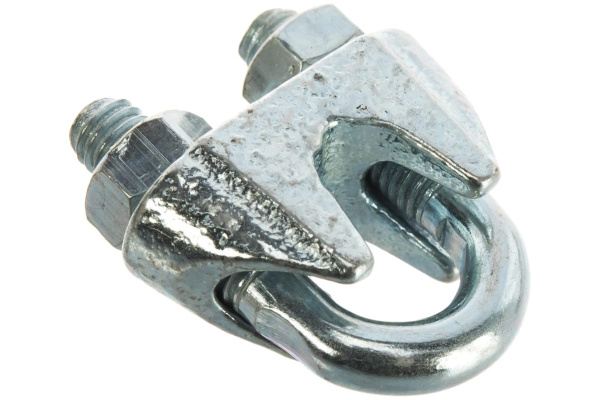 Зажим троса ЗУБР DIN 741, 8мм, 2 шт, оцинкованный, Профессионал 304416-08 Зажим троса ЗУБР DIN 741, 8мм, 2 шт, оцинкованный, Профессионал 304416-08