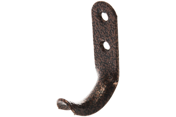 Крючок-вешалка СИБРТЕХ№7, антик медь, 10шт. 91599