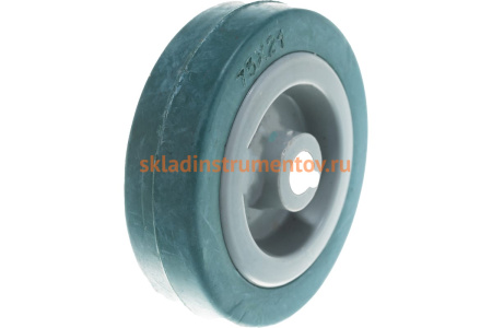 Колесо (75 мм; г/п 50 кг; резина/полипропилен) ЗУБР 30956-75