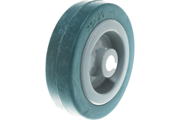 Колесо (75 мм; г/п 50 кг; резина/полипропилен) ЗУБР 30956-75