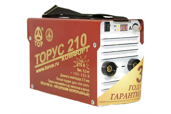 Сварочный аппарат с комплектом проводов Торус 210