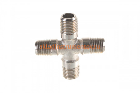 Переходник крестовина 1262/1 MMMM 1/8" GAV 27830