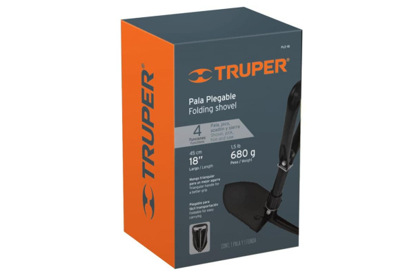 Складная лопата Truper PLE-18 16018 Складная лопата Truper PLE-18 16018
