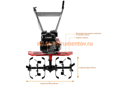 Бензиновый мотоблок ЗУБР МТБ-400 Бензиновый мотоблок ЗУБР МТБ-400